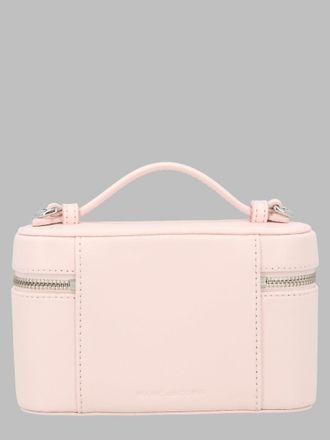 Marc Jacobs Womens Handbag Vanity Scene Pink Cow Leather Handbags Hand Bags
