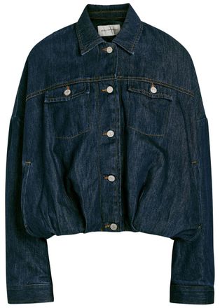 Dries Van Noten Vesto Quilted Denim Jacket - L (UK14 / L)