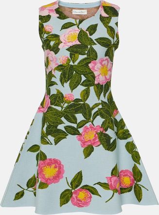 Oscar De La Renta Printed minidress