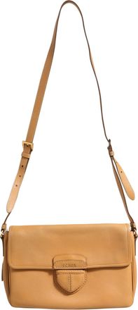 Prada Sidonie Beige Pebble Leather shoulder Womens bag (Pre-Owned)