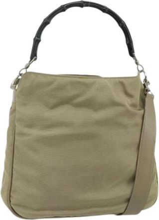 Gucci Pre-owned Shoulder Bags, female, Green, Size: ONE SIZE Pre-owned Vintage Shoulder Bag