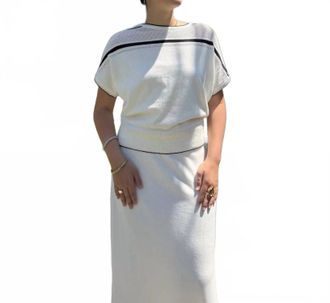 Sita Murt/ Striped Shirt In White