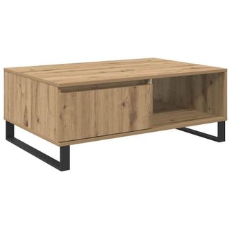 vidaXL Coffee Table Artisan Oak 90 x 60 x 35 cm Engineered Wood vidaXL