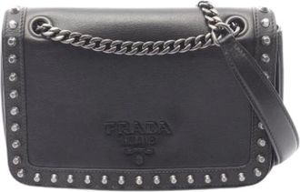 Prada Pre-owned Shoulder Bags, female, Black, Size: ONE SIZE Pre-owned Vintage Shoulder Bag