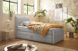 ED EXCITING DESIGN Boxspringbett »Bolivia« harte Seite mit Kokosmatte, weiche Seite mit Filzabdeckung