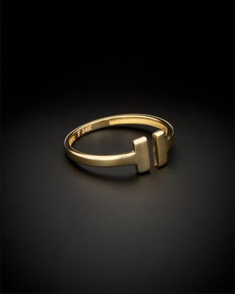 Italian Gold, Inc 14K Italian Gold Split Bar Ring