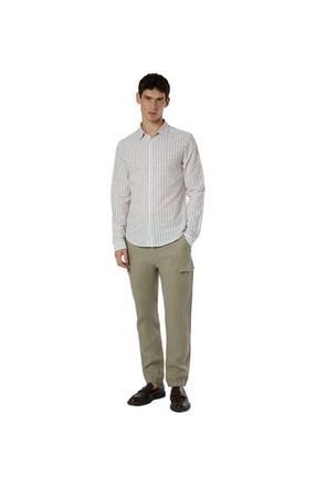 Onia Linen Cargo Jogger in Light Olive at Nordstrom, Size 33