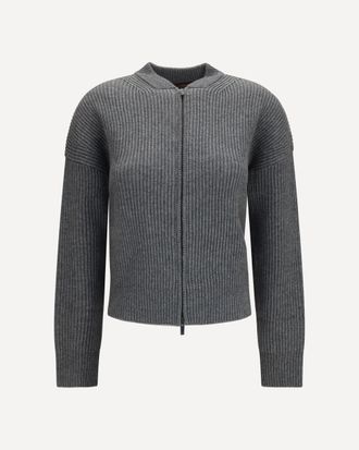 Max Mara Carnet ribbed Cardigan Female L