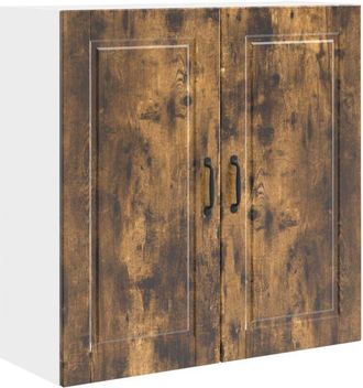 vidaXL Mueble De Cocina Con Estante Roble Ahumado 80 X 31 X 80 Cm Vidaxl