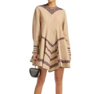 Isabel Marant Beige Melissande Dress Size XS
