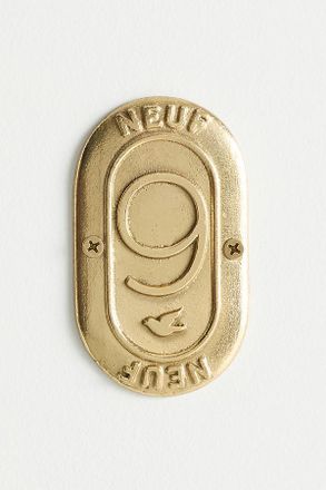 Anthropologie Claudette Brass House Numbers