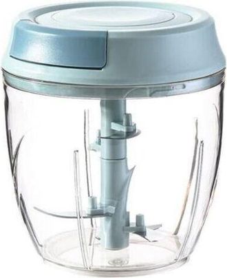 OEM Picadora Manual De Alimentos, 1000 Ml, 5 Cuchillas De Acero Inoxidable, Picadora De Cebolla, Batidora Multifuncional, Cortadora De Verduras, Cortadora