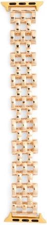 Nordstrom Rack Chainlink Smart Watch Strap in Gold at Nordstrom Rack