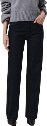 Citizens Of Humanity Annina High Waist Straight Leg Jeans in Juno (Md Indigo) at Nordstrom, Size 25
