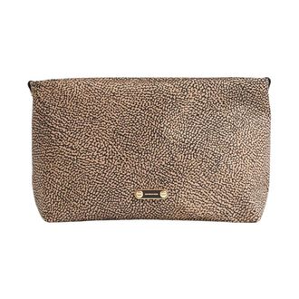 Borbonese Accessoires, Dames, Beige, ONE Size, Polyester, Beauty Case Large
