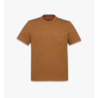 MCM Essential Logo Pocket T-shirt In Organic Cotton
