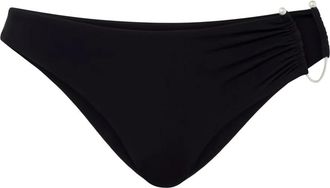 CHRISTOPHER ESBER Ruched Crescent Side Brief - Dames - Onderbroek - Zwart - XS - Ondergoed