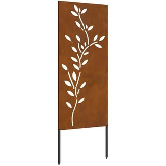 vidaXL Panel Decorativo De Jard&iacute;n Oxidado 50 X 140 Cm Acero Oxidado Vidaxl