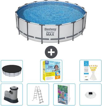 Bestway Piscina Bestway Steel Pro Max Redonda - 488x122 Cm - 8-piezas S526