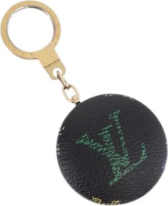 Louis Vuitton Pre-owned Canvas Key Holder - Dames - Vintage Accessoires - Zwart - ONE Size - Vintage