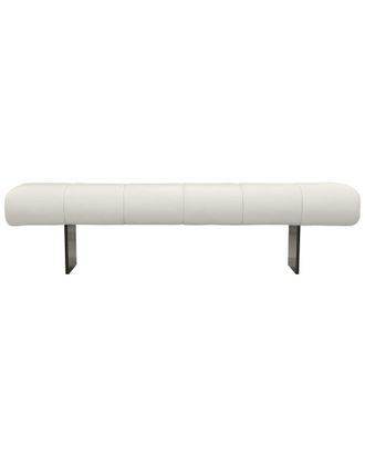 TOV Furniture Karol Vegan Leather Bench