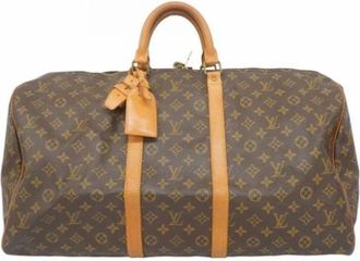 Louis Vuitton Vintage, unisex, Bruin, ONE Size, Pre-owned Weekendtas