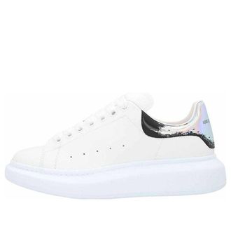 Alexander McQueen Oversized Sneakers White Black Silver 705061WIBNS9989