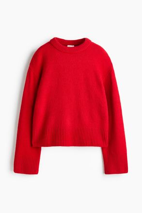 H&M Oversized Pullover - Red
