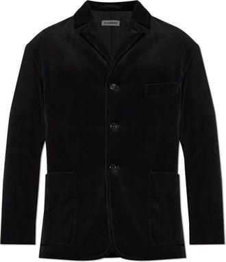 Jil Sander Gevoerde Jas - Heren - Zomerjassen - Zwart - L - Katoen - Jassen