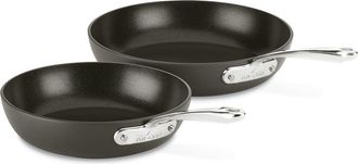 All-Clad Essentials Set of 2 Nonstick Fry Pans in Black at Nordstrom