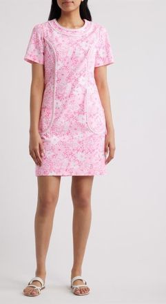Lilly Pulitzer Adetta Floral Print Sheath Dress in Conch Shell Pink Burst Of Joy at Nordstrom, Size 4