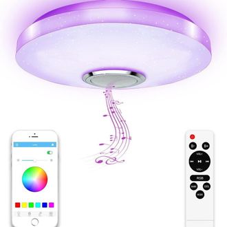 OEM L&aacute;mpara De Techo Led De 36 W Con Altavoz Bluetooth Integrado, Control Remoto Y Control Inteligente Mediante Aplicaci&oacute;n Para El Hogar Moderno - Otros