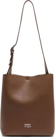 Bimba & Lola Medium Carlino leren schoudertas - Bruin