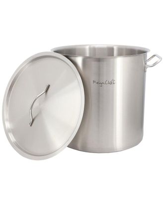MegaChef Professional Kitchen 38.5Qt Stainless Steel Stock Pot With Lid