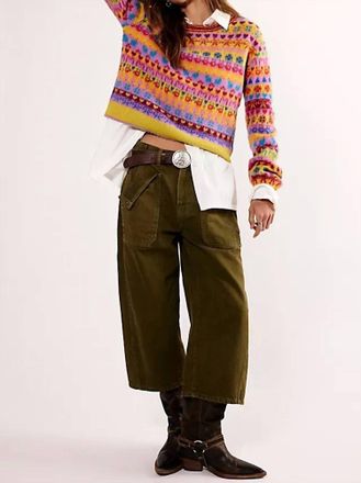 Free People Favorite Things Sweater In Multi