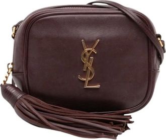 Saint Laurent Pre-owned Cross Body Bags, female, Red, Size: ONE SIZE Pre-owned Vintage Crossbody Bag
