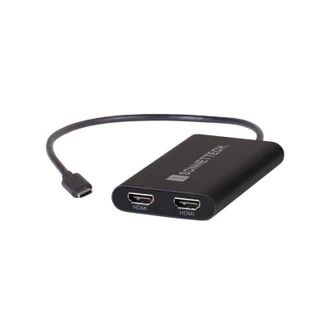 OEM Sonnet Usbc-dhdmi Adaptador De Cable De V&iacute;deo Usb Tipo A 2 X Hdmi Negro