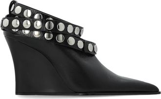 Iro Fauve Sleehakken - Dames - Sleehakken - Zwart - 40 EU - Leer - Schoenen