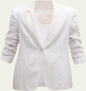 Cinq &agrave; Sept Tumbled Woven Khloe Blazer