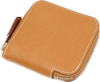 Herm&egrave;s Pre-owned Wallets, female, Brown, Size: ONE SIZE Pre-owned Vintage Silk Wallet
