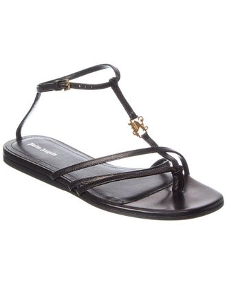 Palm Angels Lategram Leather Sandal