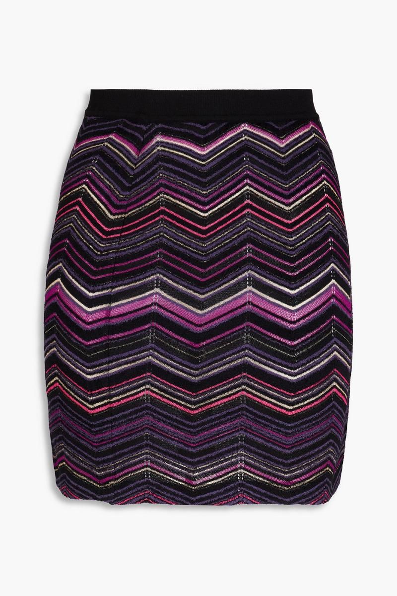 Missoni zigzag knit skirt - women - Rayon/Polyester - 44