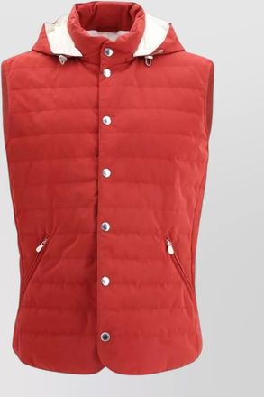 Brunello Cucinelli sleeveless puffer jacket