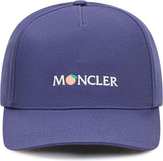 Moncler Baseballpet - Heren - Petten - Blauw - ONE Size - Accessoires