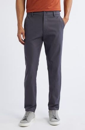 Rhone Gotham Slim Fit Water Repellent Pants in Iron at Nordstrom Rack, Size 30