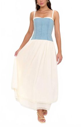 Show me your Mumu Tiffany Maxi Dress In Blue