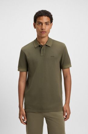 Boss Orange by Hugo Boss Poloshirt BOSS ORANGE Prime, Herren, Gr. 4XL, gr&uuml;n (open gr&uuml;n342), Jersey, Obermaterial: 100% Baumwolle, regular fit h&uuml;ftlang, hoch geschlossener Auss