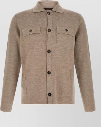 Zanone virgin wool shirt jacket