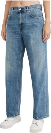 Haikure Bonnie Jeans - Dames - Regular Fit Jeans - Blauw - W27 - Katoen - Jeans