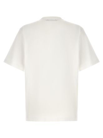 Dolce & Gabbana Logo-Embroidered Cotton T-Shirt - White
